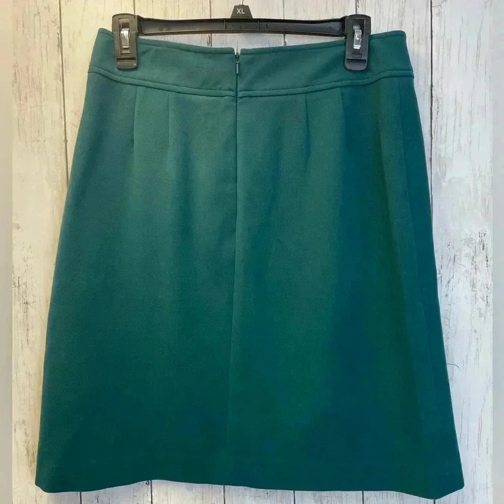 Ann Taylor Loft Green skirt size 2 work/casual/career - Picture 3 of 8